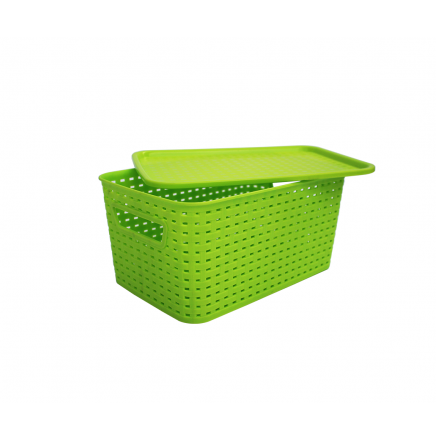Large Rect Storage Basket with lid