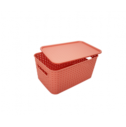 Middle Rect Storage Basket with lid